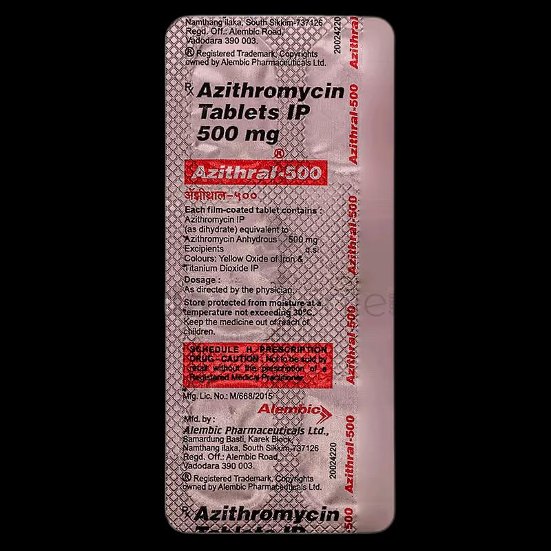 Azithral 500mg Tablet - PharmaBag