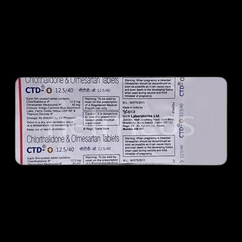 CTD-0 12.5/40mg Tablet - PharmaBag