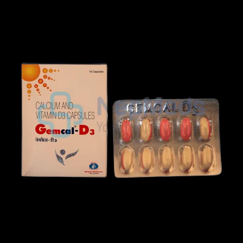 Gemcal D3 Capsule - PharmaBag